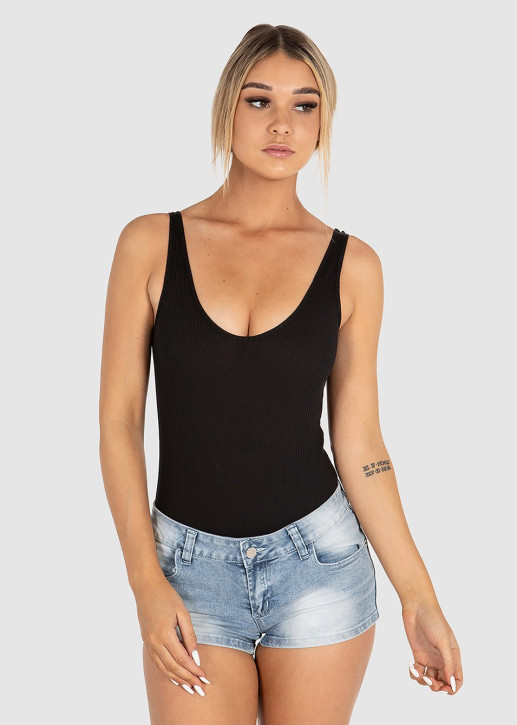 UNIT - DAYLIGHT LADIES BODYSUIT BLACK