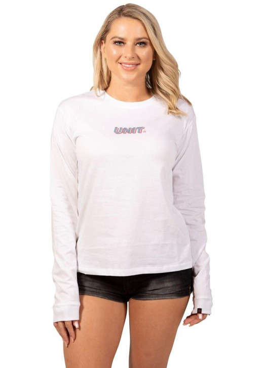 UNIT - TRESTLES L/S TEE WHITE