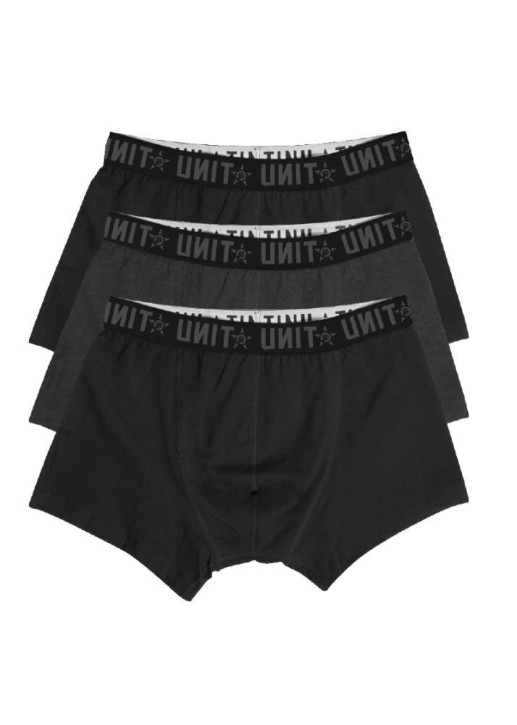 UNIT - BRIEFS DAY TO DAY 3PACK BLACK M