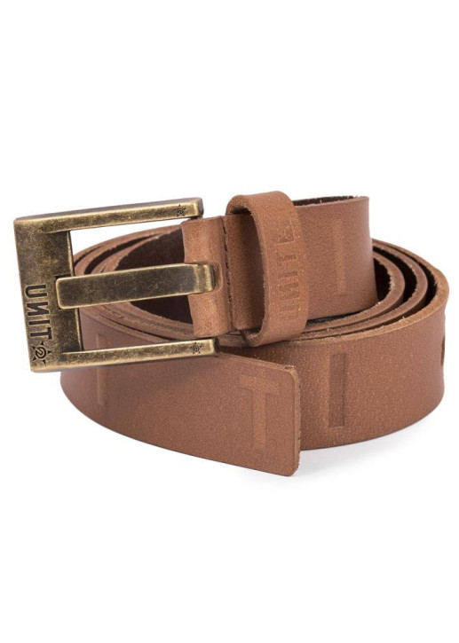 UNIT - COLT LEATHER BELT BROWN