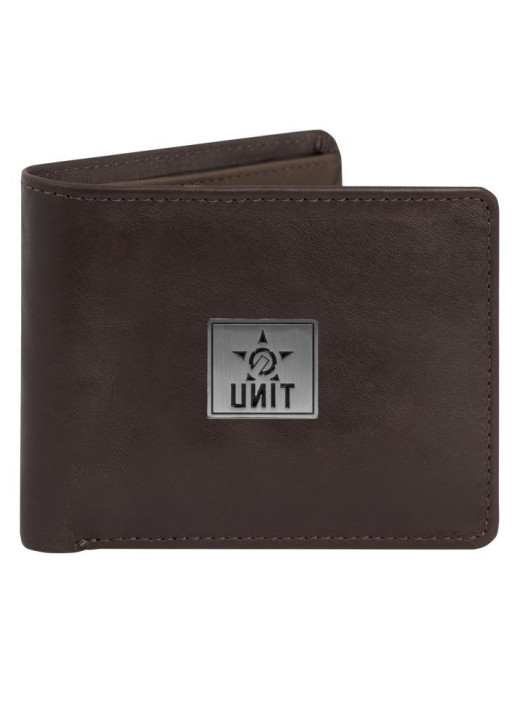 UNIT - EXCILE LEATHER WALLET BROWN