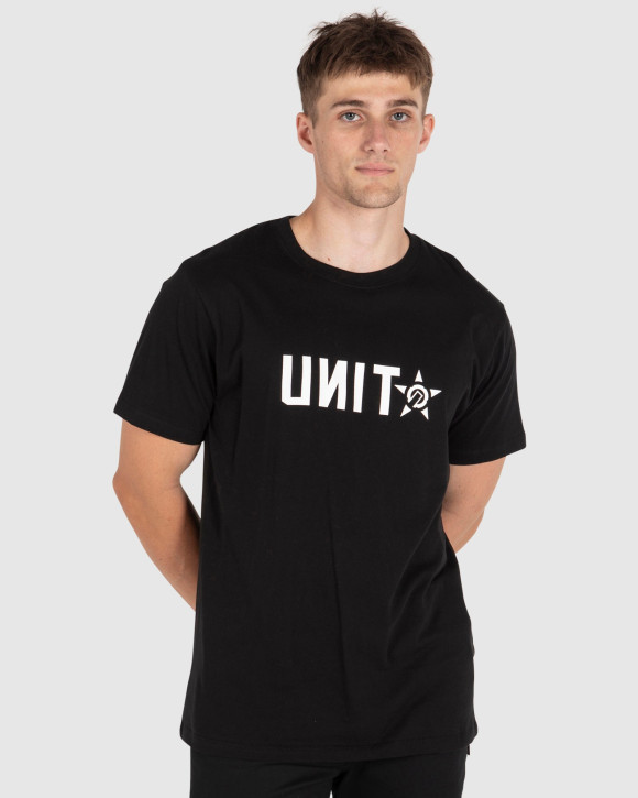 UNIT - INC TEE BLACK/WHITE L