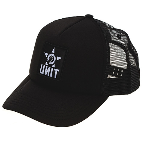 UNIT - CRANK TRUCKER CAP BLACK ONE SIZE
