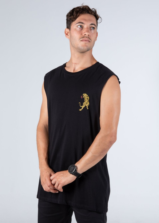 UNIT - ONSLAUGHT MUSCLE TEE BLACK XL