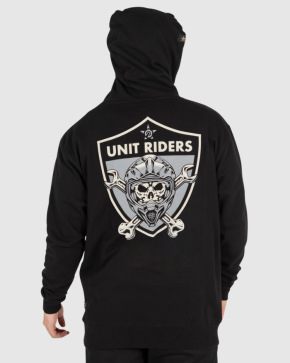 UNIT - RIDERS HOODIE BLACK