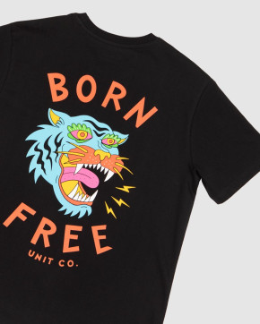 UNIT - YOUTH TEE BORN FREE BLACK