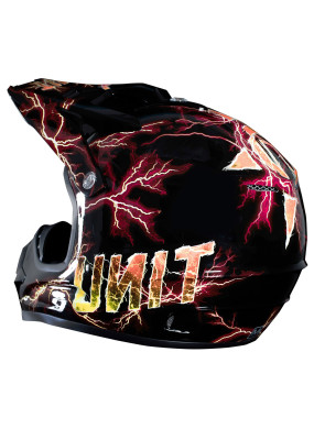 UNIT - X2.6 VOLT MX HELMET ORANGE L