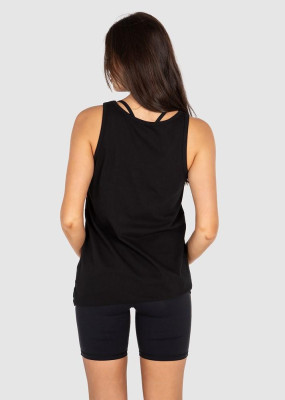 UNIT - FAITH SINGLET BLACK