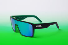 UNIT - SUNGLASSES COMMAND MATTE BLACK GREEN POLARISED ONE SIZE