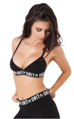 UNIT - BASE TRIANGLE BRA BLACK