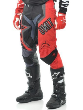 UNIT - RIDING PANTS BLOOD RED - ARMATECH 34