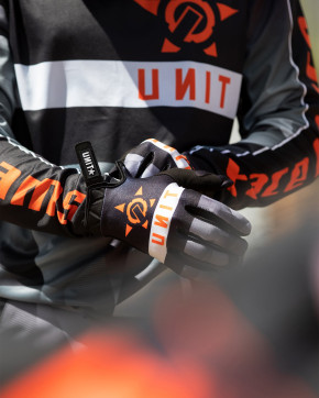 UNIT - FACE FEAR GLOVES BLACK XL
