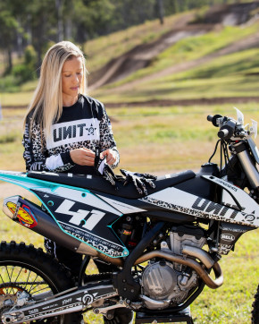 UNIT - RAID MX JERSEY BLACK LEO