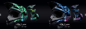 UNIT - X2.6 VOLT MX HELMET ORANGE L